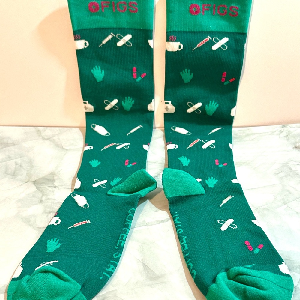 Figs Light Pulmonary Compression Socks- Small. NWOT